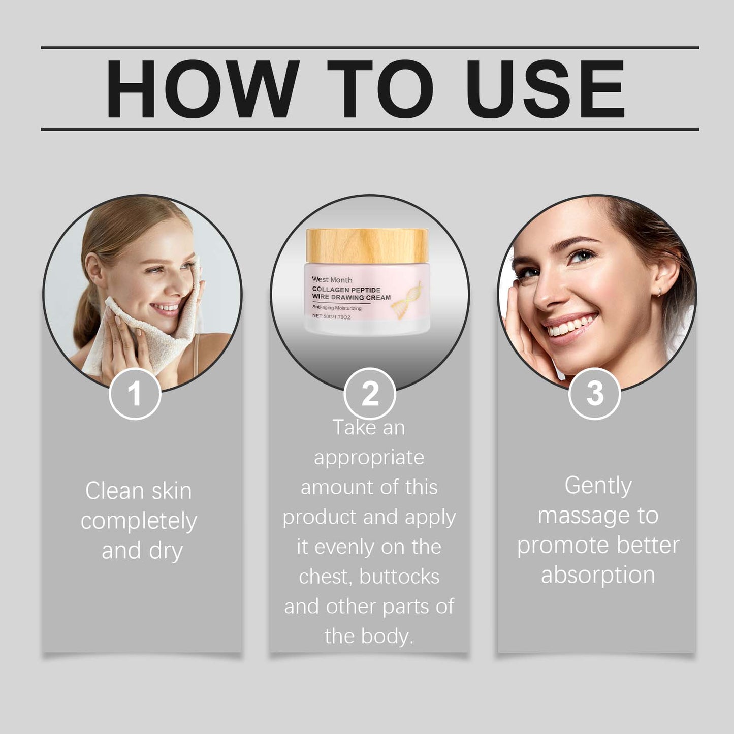 West Month Collagen Polypeptide Skin Care Cream
