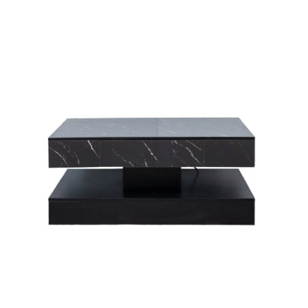 Sleek Coffee Table w/LED Lights