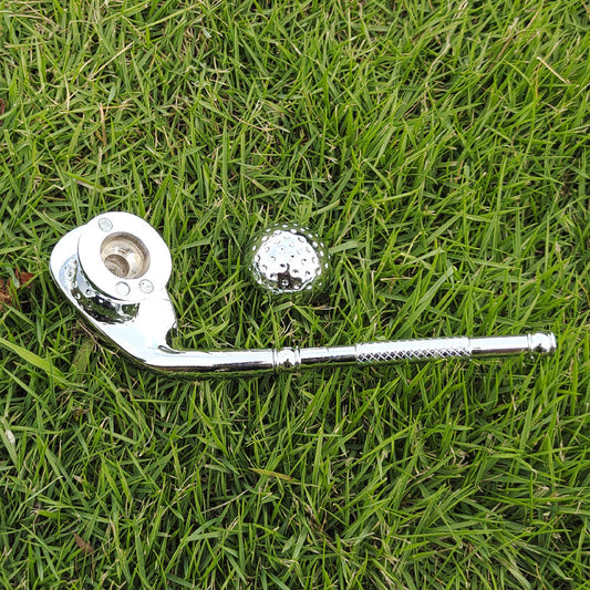 Metal Golf Club Herb Pipe