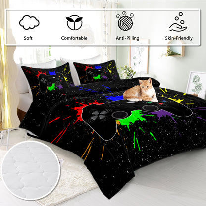 Video Game Controller Comforter Set