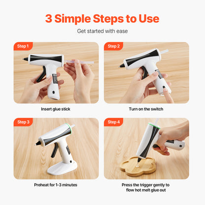Rechargeable Cordless Glue Gun Kit