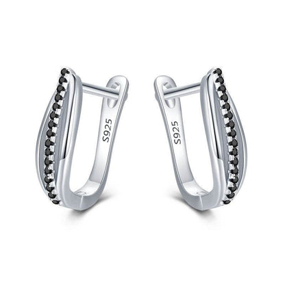 Retro Copper Zircon Earrings 925S - Shop Jobie