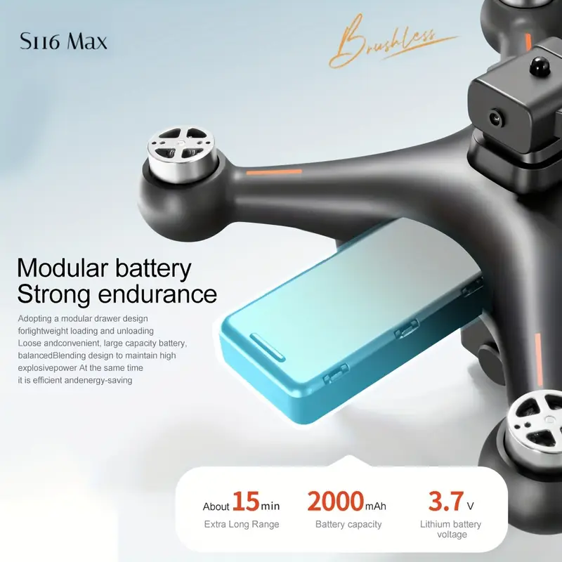 S116 Max Brushless Dual Camera Drone