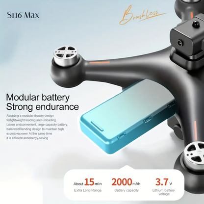 S116 Max Brushless Dual Camera Drone
