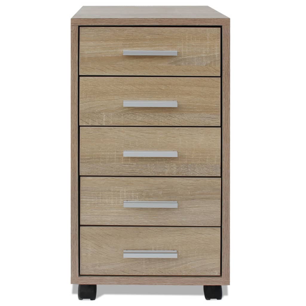5 Drawer Versatile Cabinet on Wheels