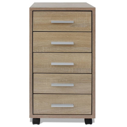 5 Drawer Versatile Cabinet on Wheels