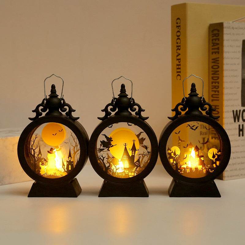 Halloween LED Hanging or Standing Spooky Candlelight Decor - Shop Jobie