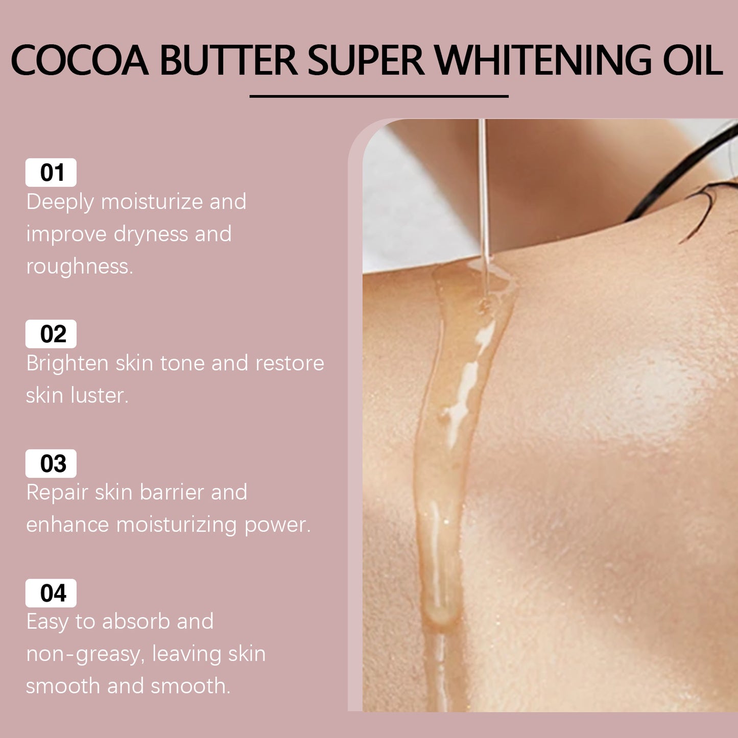 West Month Hyaluronic Acid Infused Whitening Cocoa Body Oil