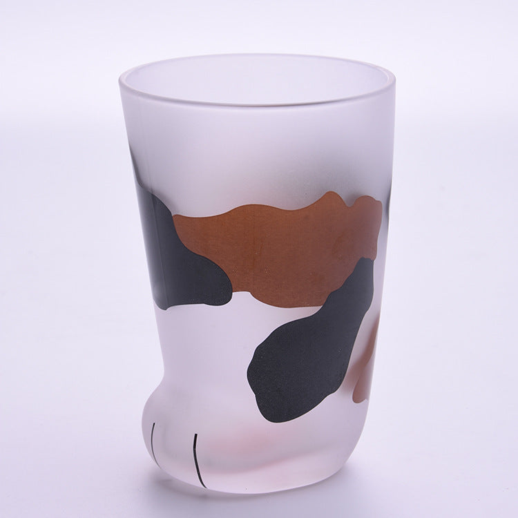 Glass Animal Feet Cup