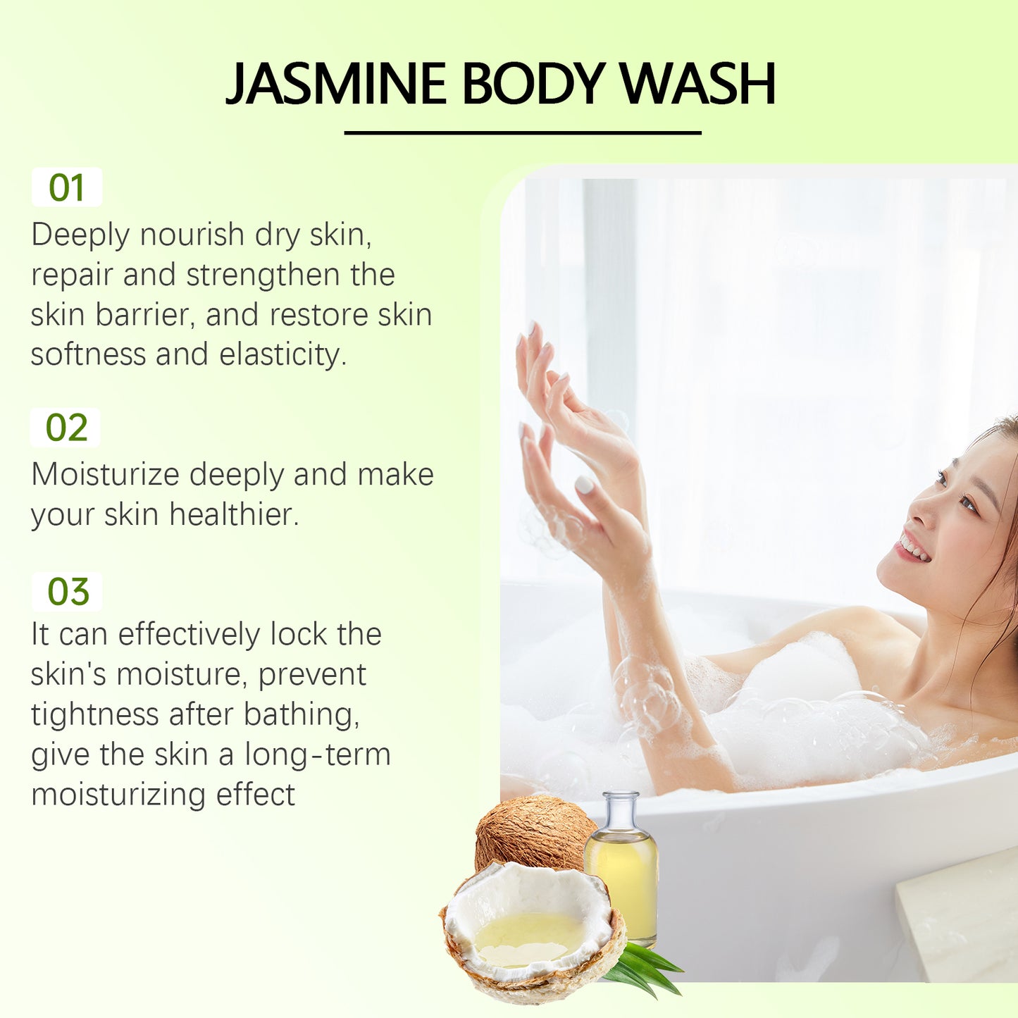 Exclusive EELHOE Jasmine Body Wash