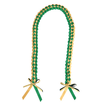 Double Layer Graduation Ribbon Garland Braided Lanyard