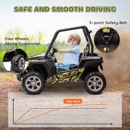 Camo-Style 12V Electric Off-Road 4 x 4