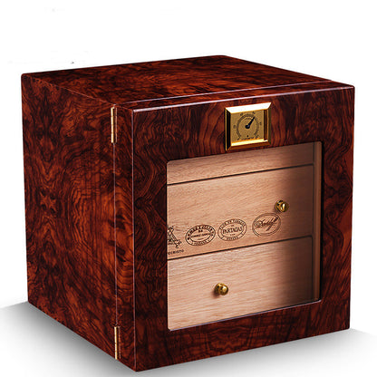 Cedar Wood Lacquer Cigar Humidor