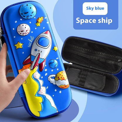 3D Leather Box Pencil Case - Shop Jobie