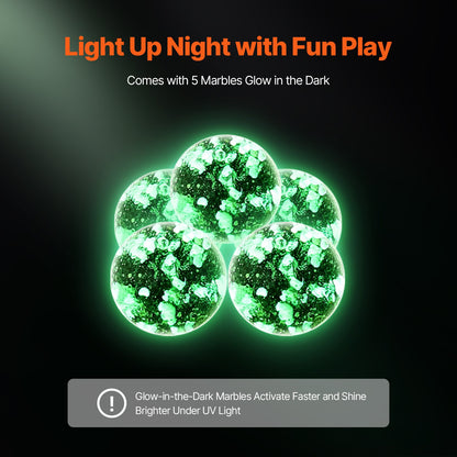 145pc Glowing Marble Maze Run Set