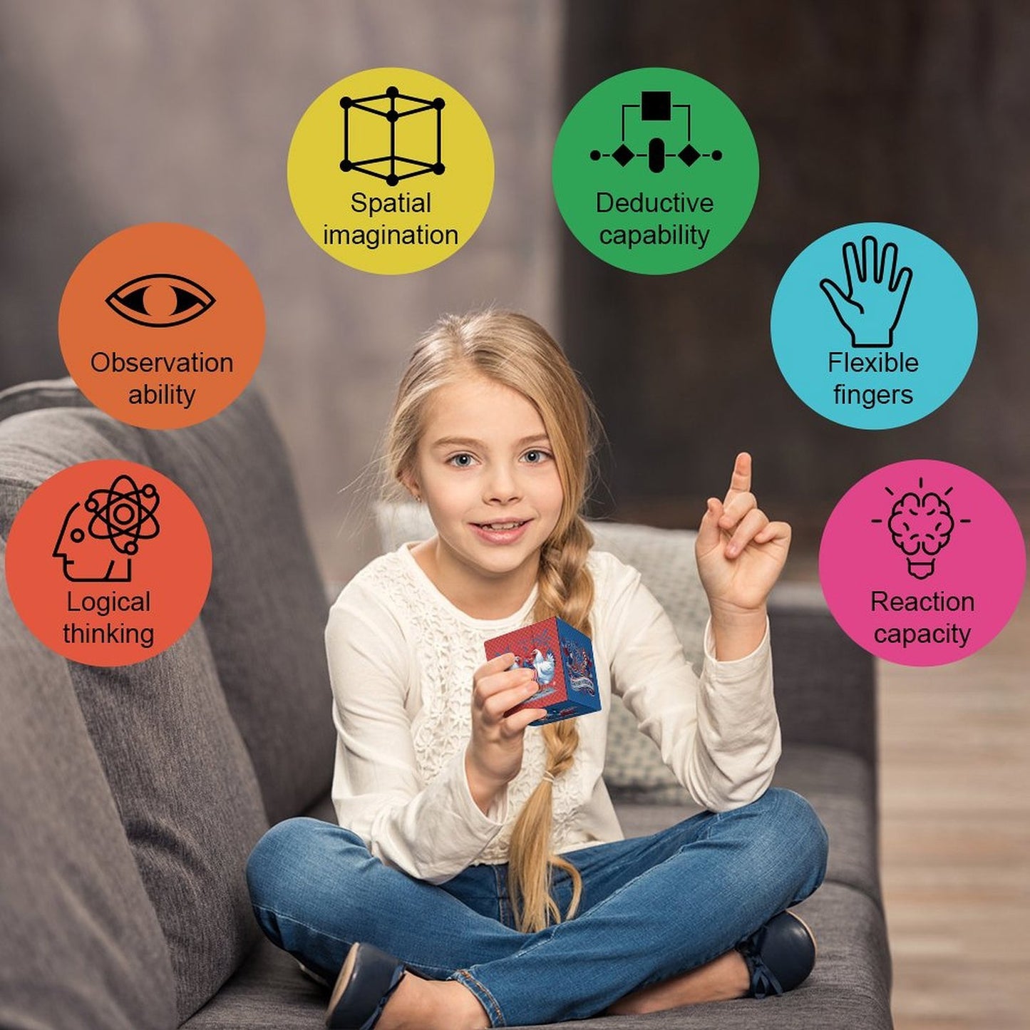 Twist, Turn & Conquer! 3×3 Magic Cube Puzzle