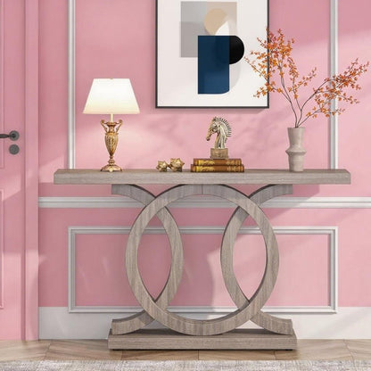Modern Geometric Console Table