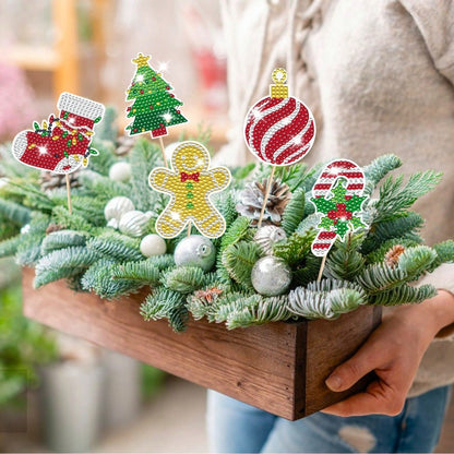 Set of 12 Christmas Diamond Art Kit