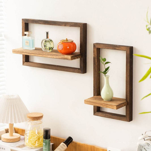 Wood Wall Picture Frame Storage Rack - Shop Jobie