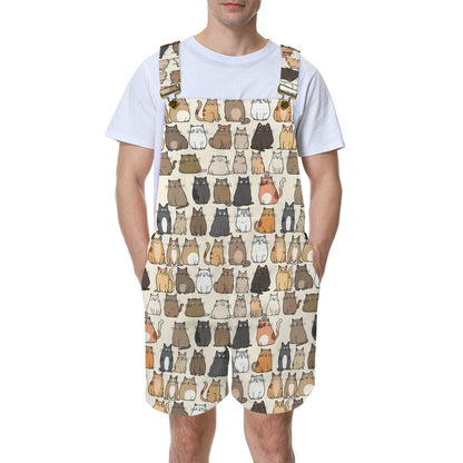 Cats Suspender Jumpsuit - Shop Jobie