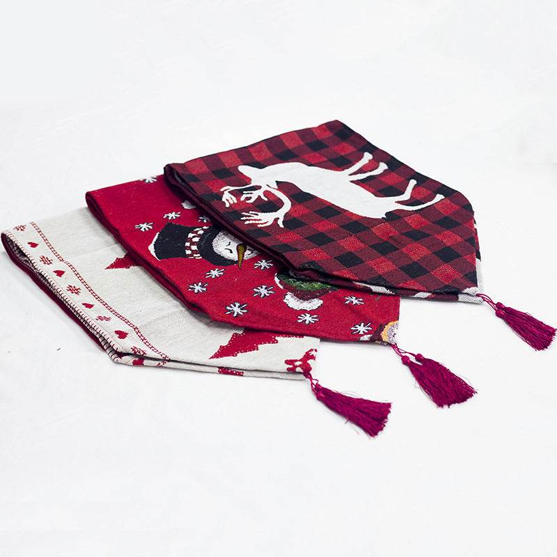 Christmas Elk and Snowman Table Runners - Shop Jobie