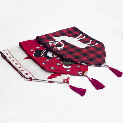 Christmas Elk and Snowman Table Runners - Shop Jobie