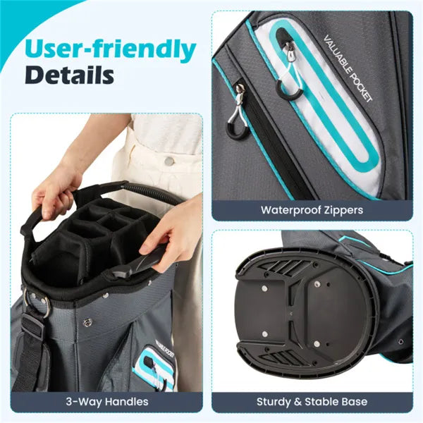 14-Way Premium Golf Cart Bag