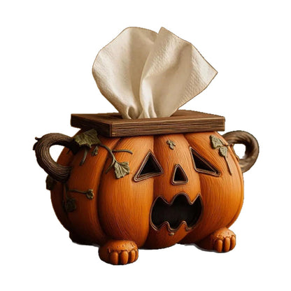 Halloween Pumpkin Tissue Box Holder