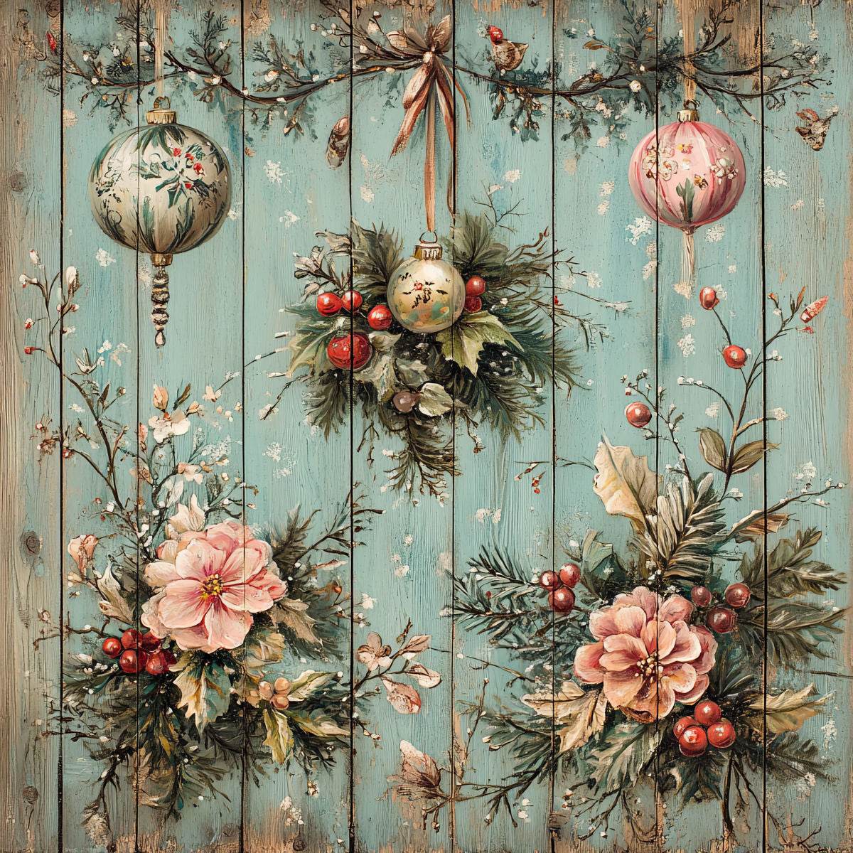 Wrapping Paper Farmhouse Christmas - Shop Jobie