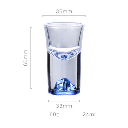 Ice Blue Crystal Glass  or Decanter