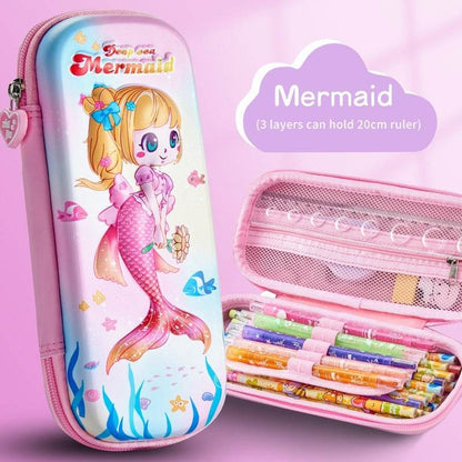 3D Leather Box Pencil Case - Shop Jobie