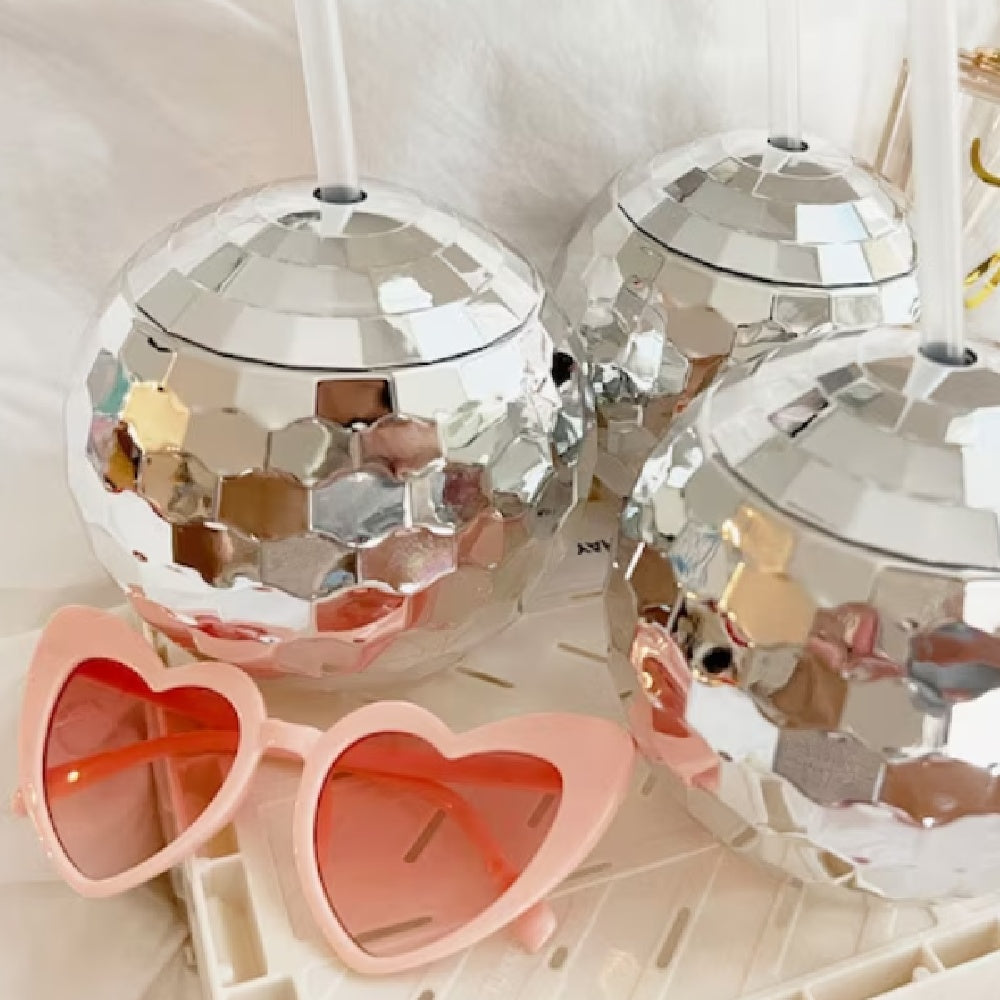 Sparkly Disco Ball Beverage Cup