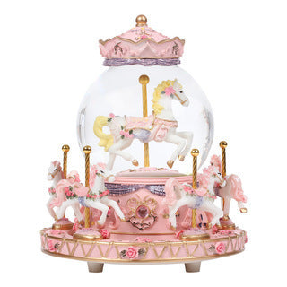 Carousel Crystal Music Box