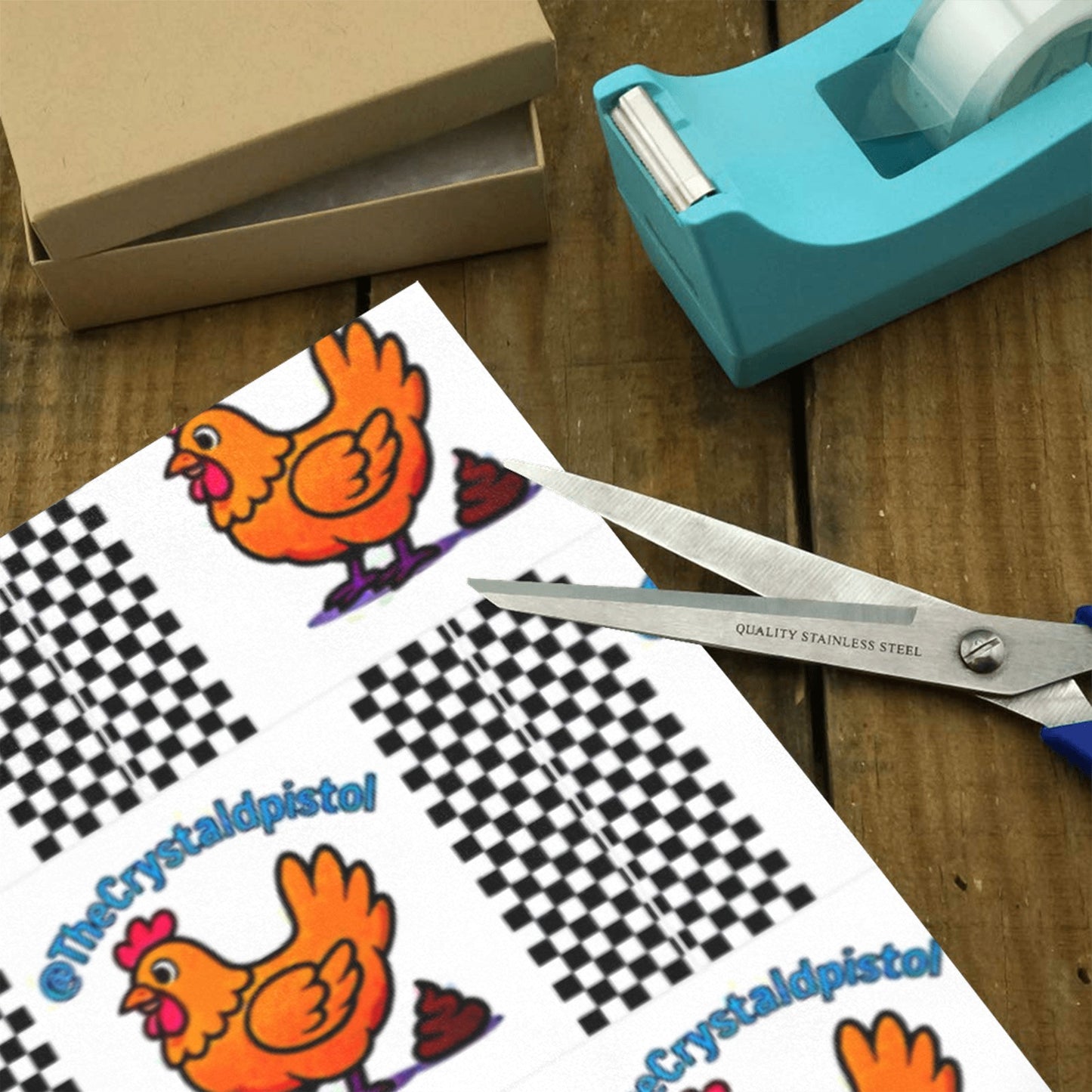 Crystal's Chicken Wrap - Personalized Wrapping Paper