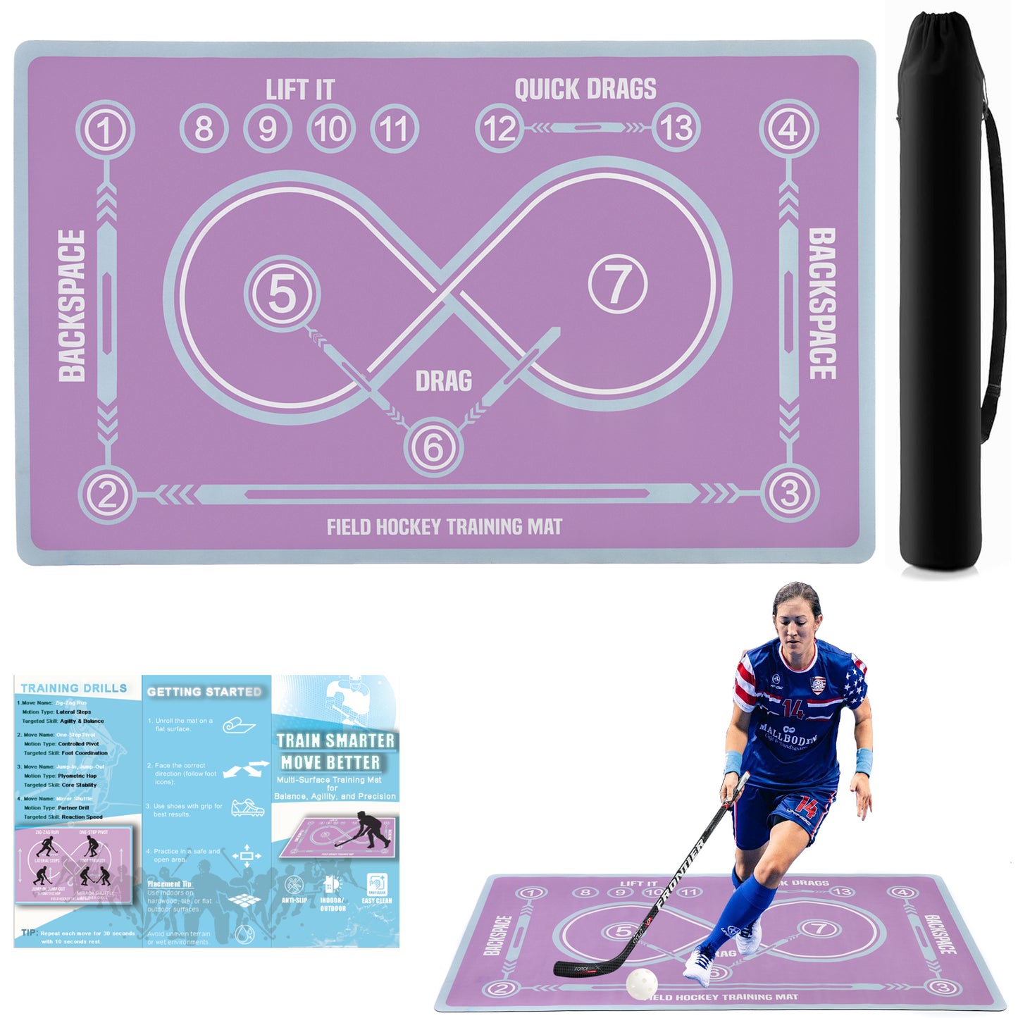 RECESS! - Youth Hockey/Skating Training Mat