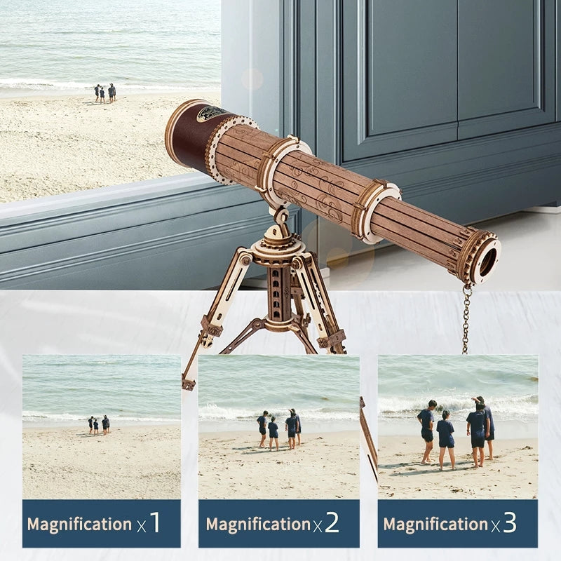 3D Wooden Puzzle - Monocular Telescope 314pcs