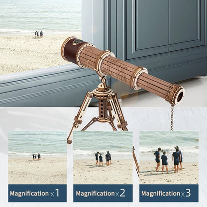 3D Wooden Puzzle - Monocular Telescope 314pcs