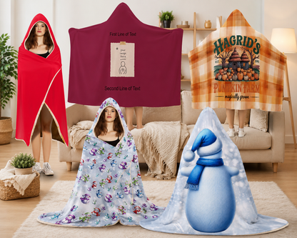 Cozie Hugs 50x60 Hooded Blankets