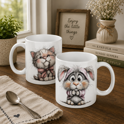 Ceramic Mugs 2pc