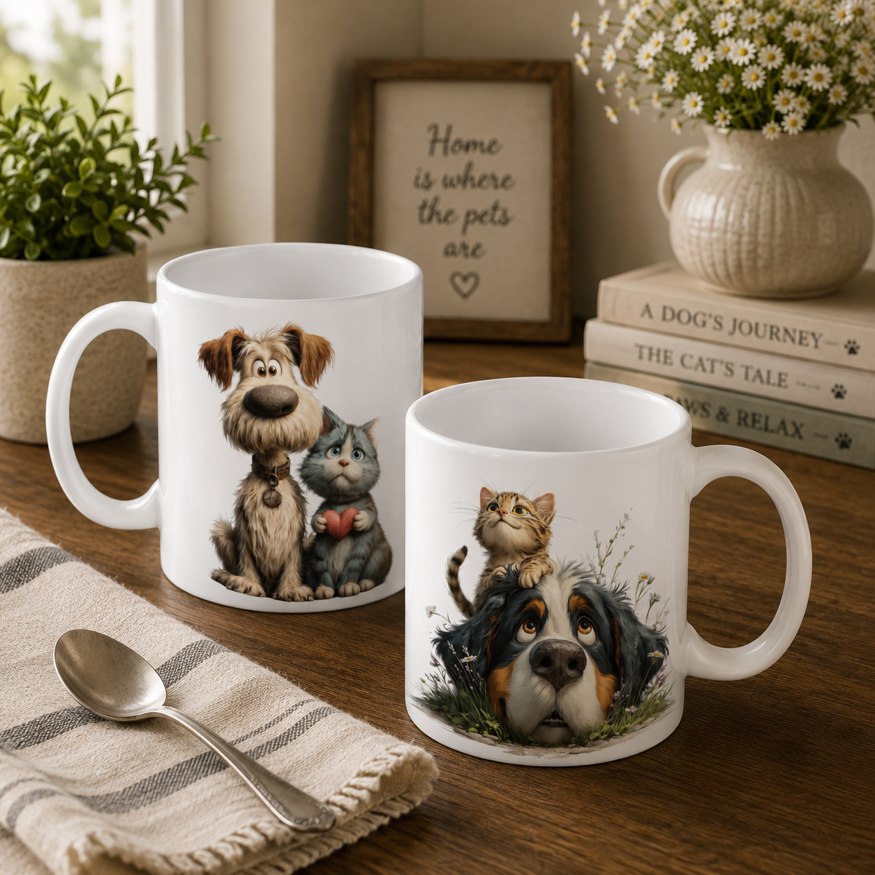 Ceramic Mugs 2pc