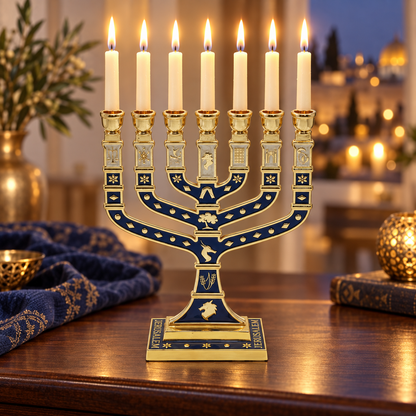 Menorah Candelabra Centerpiece