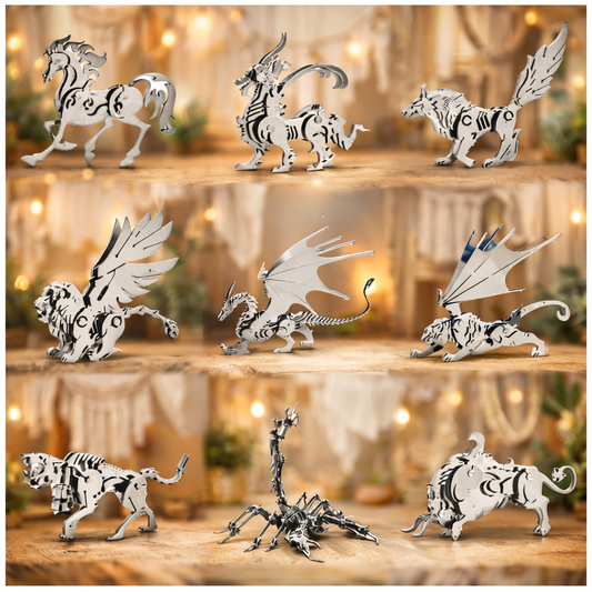 DIY Stainless Steel Golem - Art Model 3D Metal Puzzle