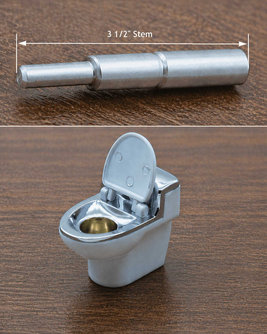 Mini Toilet | Funny Collectible Miniature | Usable Conversation Piece