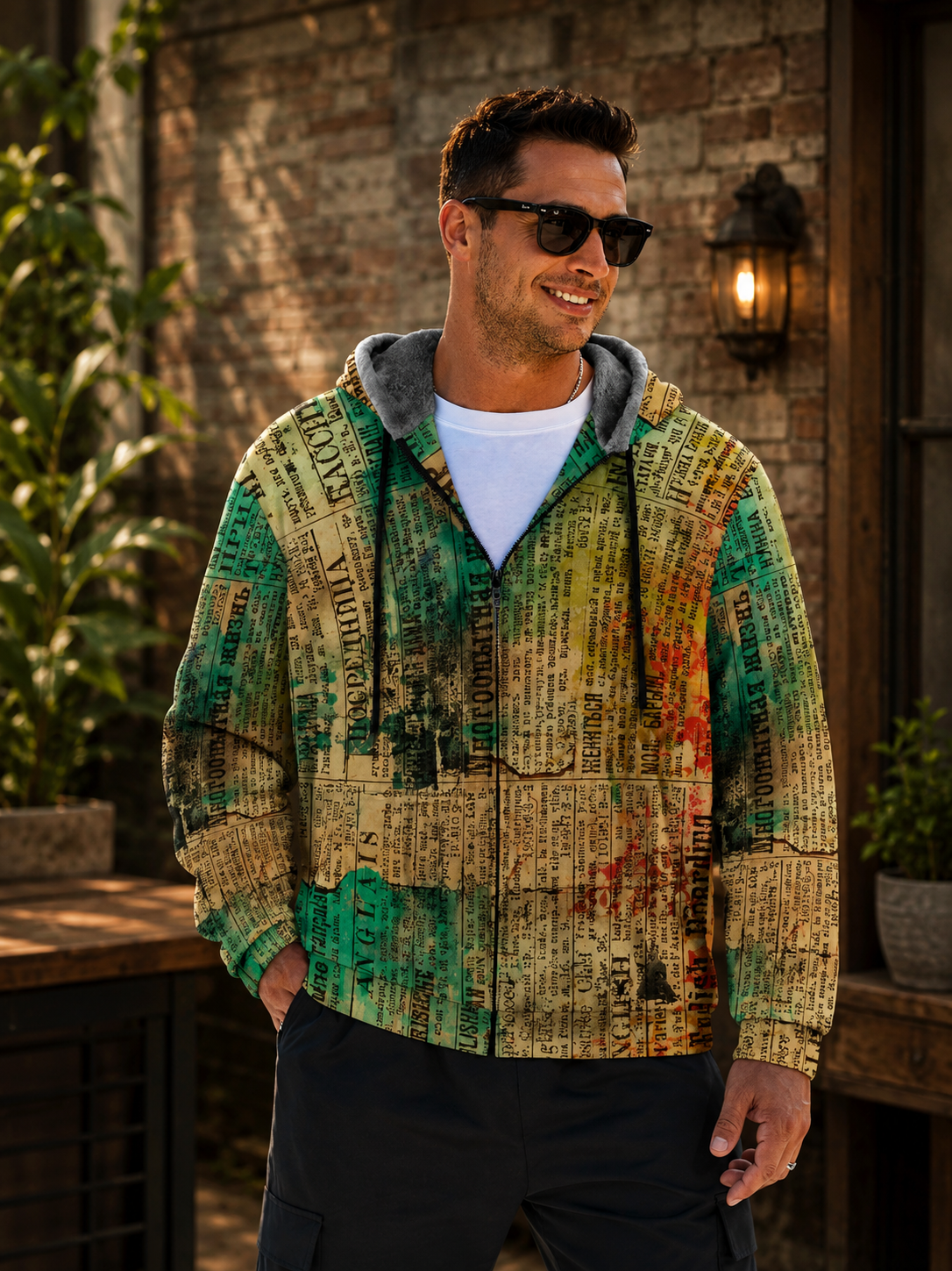 Double Layer Fleece Zippered Hoodies