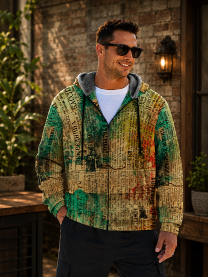 Double Layer Fleece Zippered Hoodies