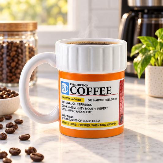 Novelty Prescription Ceramic Mug