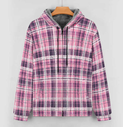 Double Layer Fleece Zippered Hoodies
