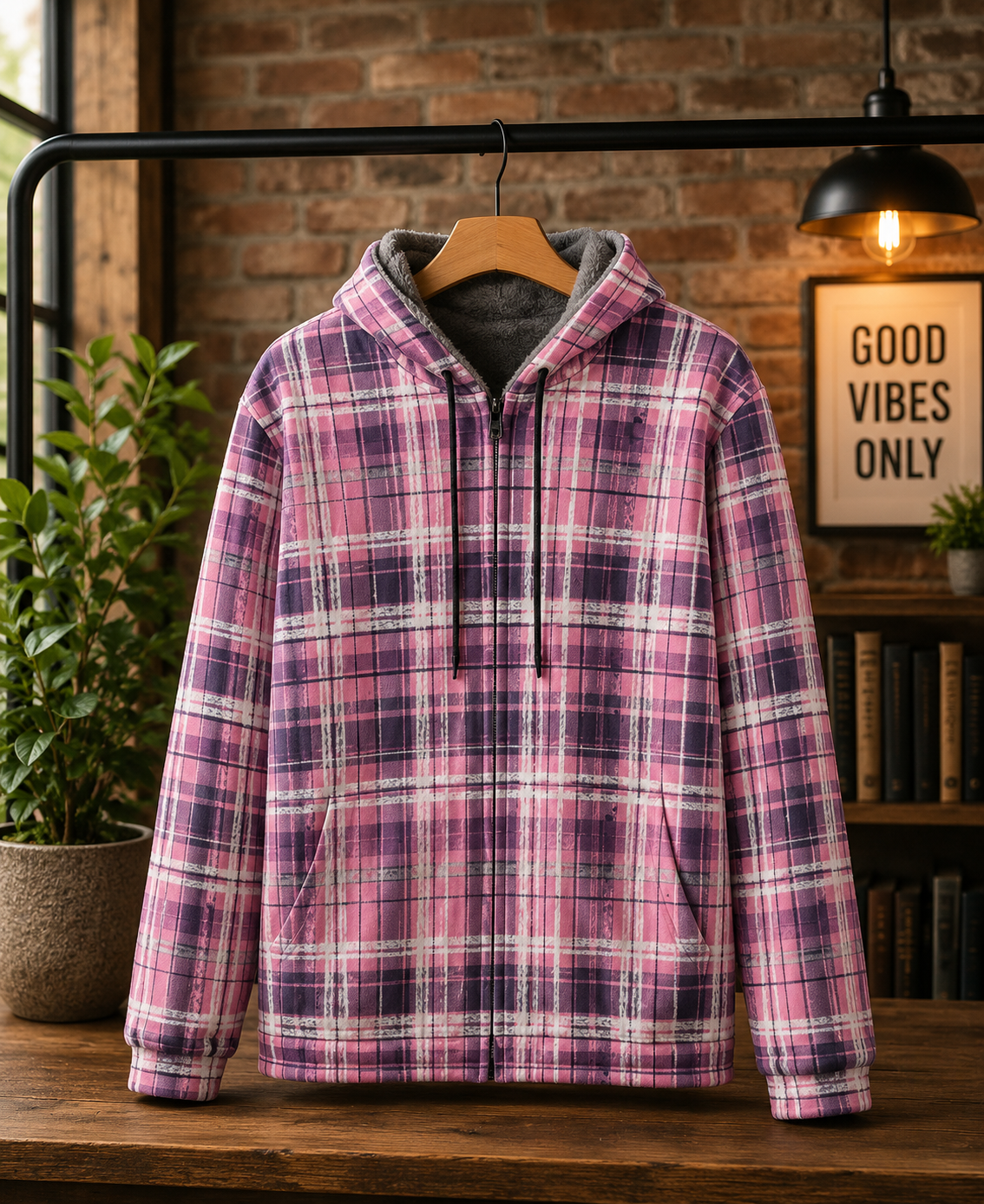 Double Layer Fleece Zippered Hoodies