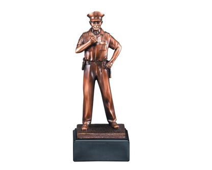 Bronze Policeman Statue