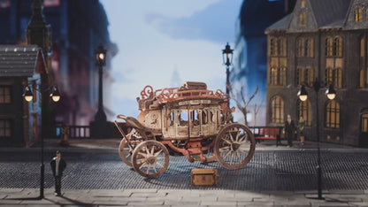 Robotime Rokr Stagecoach Music Box